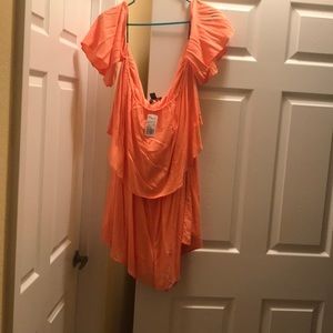 Off the shoulder jumpsuit